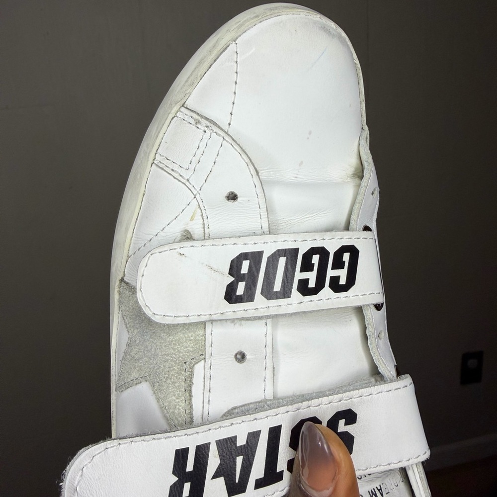 GOLDEN GOOSE White Old School Sneakers - Picture 10 of 16